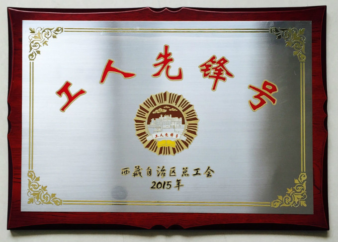 2015年自治區(qū)工人先鋒號